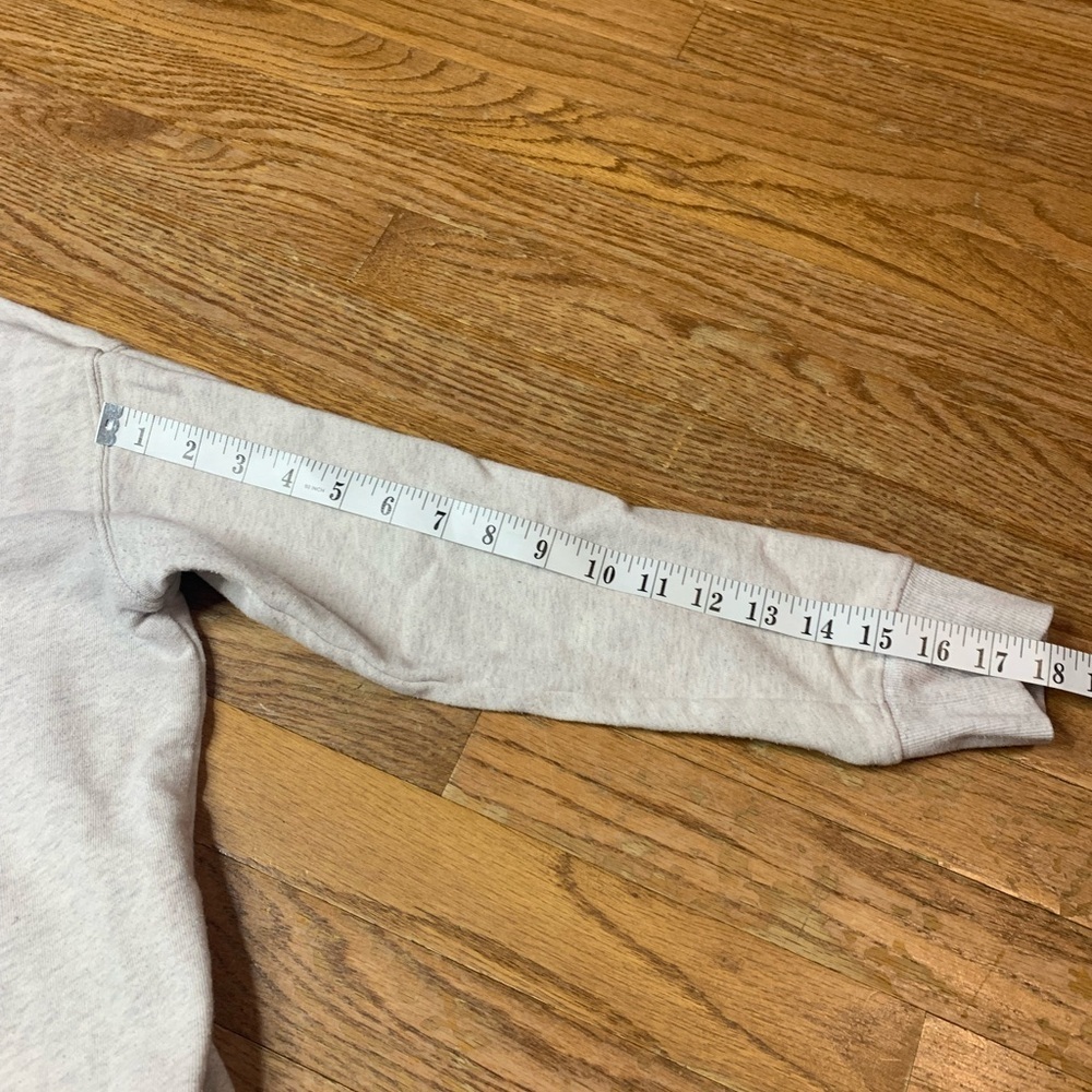 Bench Light Grey Marl Pullover Hoodie | Size Large | Minimalist Logo - Picture 8 of 8